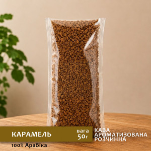 Розчинна кава зі смаком Карамель 50г